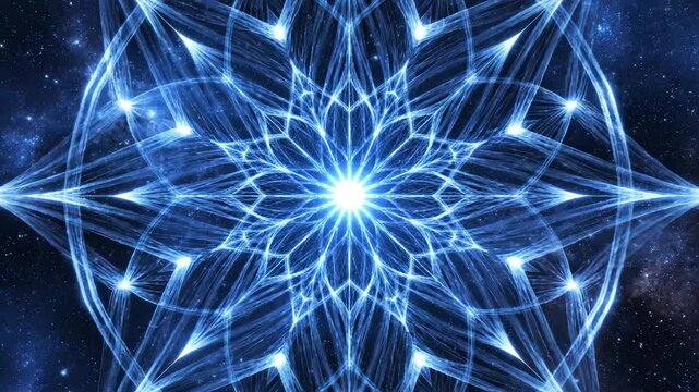 Cosmic geometric pattern in space