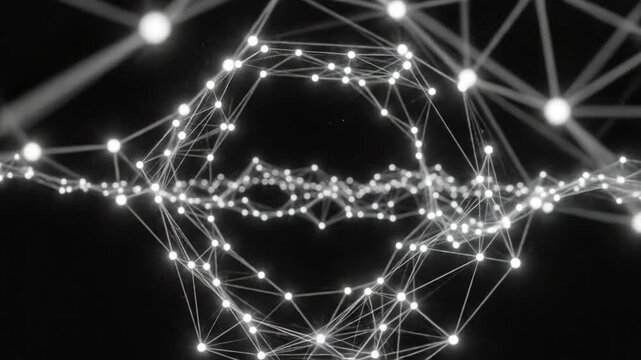 Connected Networks: A visual representation of interconnected networks, showcasing the intricate web of nodes and connections.