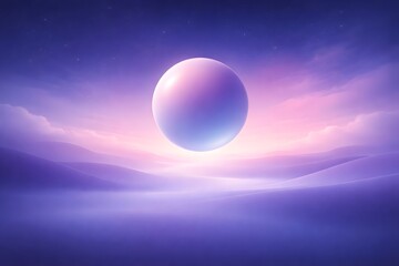 Obraz premium Cosmic gradient environment 3D abstract background