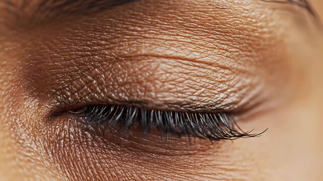 Closeup of a human eye