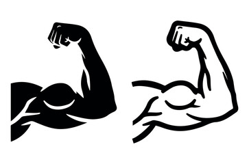 Fototapeta premium Two Contrasting Arms One White One Stock Vector