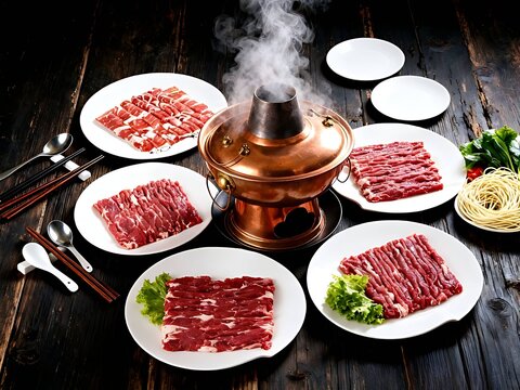 Chinese Cuisine Series : Delicious Shuan Yang Rou (Instant-boiled Mutton) 002