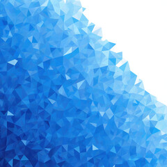 Obraz premium Digital Abstract Art with Blue and White Tones