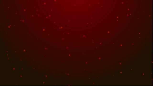 A dramatic video showcasing a vibrant red background with small white dots scattered throughout, creating a peaceful and serene atmosphere.