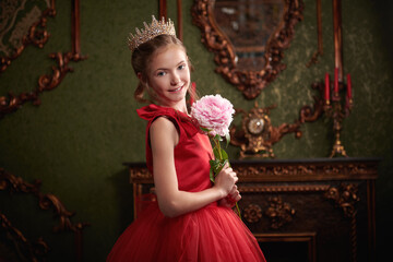 Naklejka premium Fairytale Princess Portrait