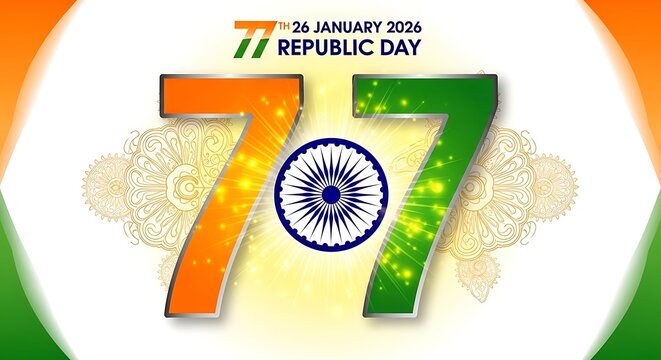 Celebrating 77th Republic Day of India on 26 January 2026