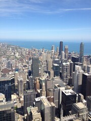 Fototapeta premium Chicago Skyline view North