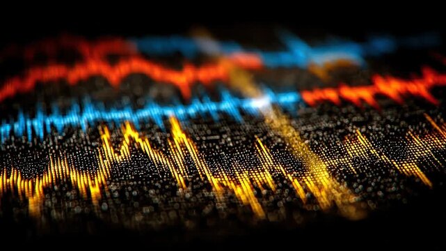 AI analytics grid measuring Fibonacci reaction accuracy across multi-layer financial market signals.
