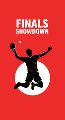 Obraz premium Dynamic Athlete Excelling During Intense Tennis Match Finals Showdown