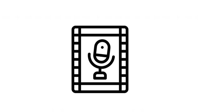 cinematographic animated icon