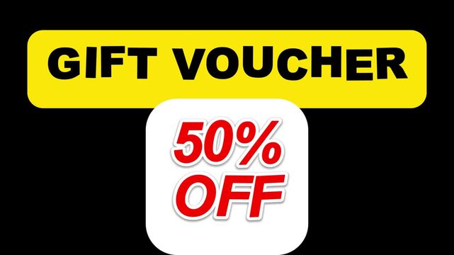 Discount Voucher Off Sale Banner with Percentage Offer for Shopping, Promotion,