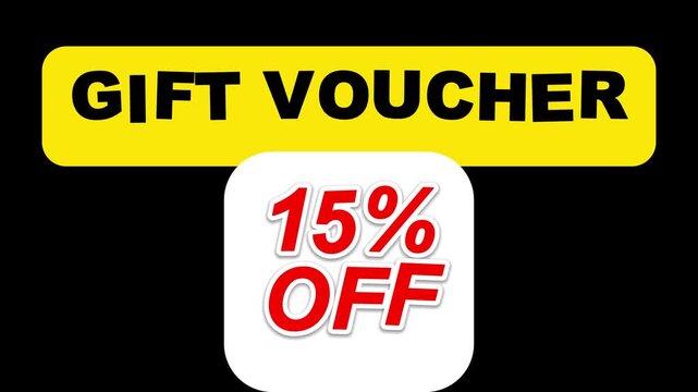 Discount Voucher Off Sale Banner with Percentage Offer for Shopping, Promotion,