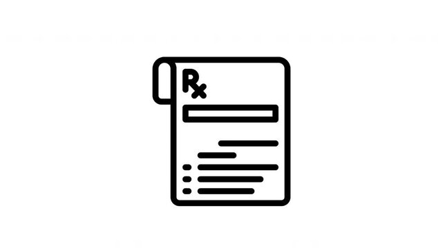 prescription animated icon