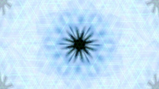 Abstract green background with radiating black starburst pattern