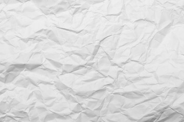 Obraz premium White Paper Texture background. Crumpled white paper abstract shape background with space paper recycle for text