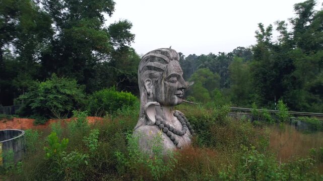 Lord Hanuman Statue, Prasanna Anjaneya Temple, Kundapura