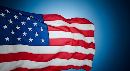 Obraz premium American flag for flag day memorial day and independence day celebrating