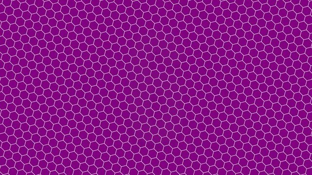 White numbers from 10 to 1 on a purple honeycomb background in this colorful countdown timer