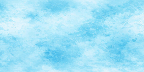 Fototapeta premium Abstract a tranquil, photorealistic watercolor painting features ethereal, wispy clouds and a gradient of soft, serene blues, evoking a sense of calm.