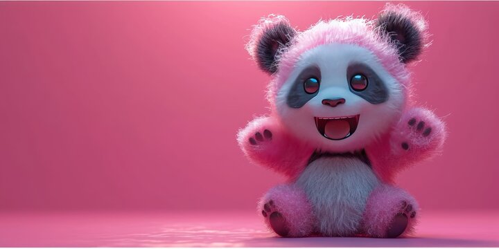 panda man gaming character