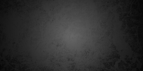 Obraz premium Dark abstract black grunge wall charcoal colors texture backdrop background. Black Board Texture or Background. abstract grey color design are light with white gradient background.