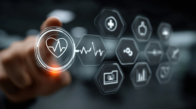Digital habit formation healthcare platforms concept highlighting behavioral change tracking frameworks wellness progress analytics systems health improvement monitoring technology