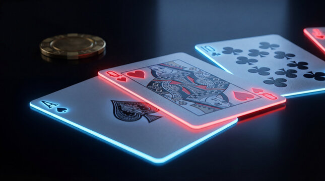 Glowing Playing Cards