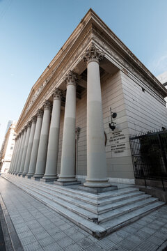 Facade of the Metropolitan Cathedral of Buenos Aires, Argentina