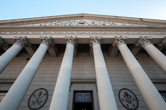 Facade of the Metropolitan Cathedral of Buenos Aires, Argentina
