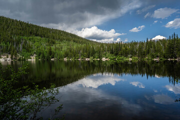 Obraz premium Scenic Rocky Mountain Landscape in Rocky Mountain NP, Colorado