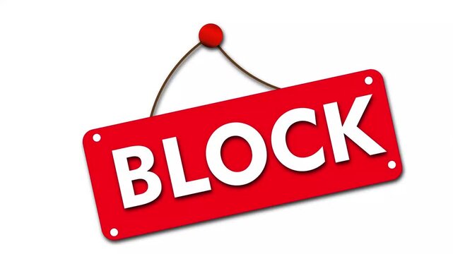 Block Red Stamp Animation Green Screen &ndash; Rubber Seal, Document Approval, Official Stamp Video