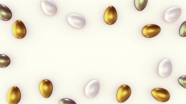 Happy easter background with copy space