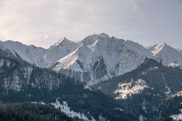 Fototapeta premium snow covered mountains