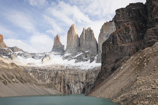 Patagonian landscape of Torres del Paine