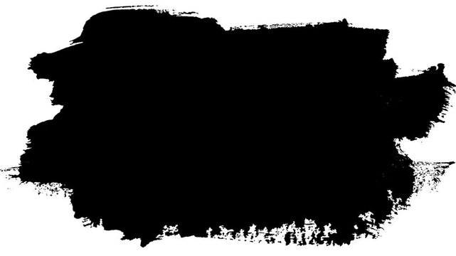 Grunge Texture Frame Overlay.Abstract black and white grunge border with scratches and paint splatters.Video 4k resolution