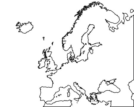 Karte von Europa
