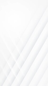 Seamless looping diagonal layered background with soft shifting bands moving in opposite directions. Clean light composition with subtle depth and smooth motion, ideal for modern UI, corporate and dig