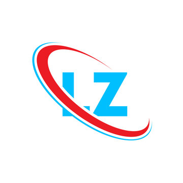 Professional lz initial letter logo featuring modern typography and dynamic curved elements. Clean vector design suitable for marketing agencies technology companies and startup branding projects.