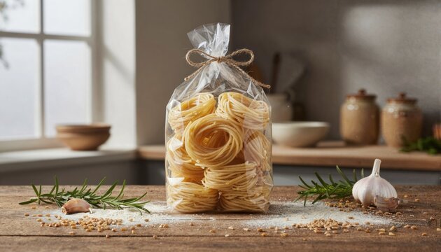 Pici pasta in rustic farm-to-table setting