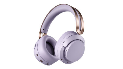 Elegant lavender wireless over-ear headphones for a superior personal listening experience © Stefan
