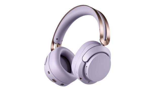 Elegant lavender wireless over-ear headphones for a superior personal listening experience
