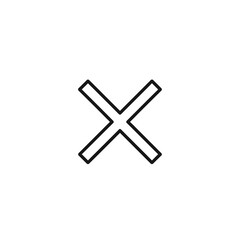 Fototapeta premium Minimalist Black and White Icon Design for Digital and Graphic Use