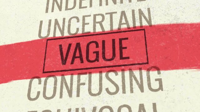 Vague 3D Scrolling Title Animation