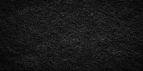 Fototapeta premium A dark black fabric texture background with a macro pattern of rough textile material provides a detailed cloth surface backdrop for a grey textured wallpaper design