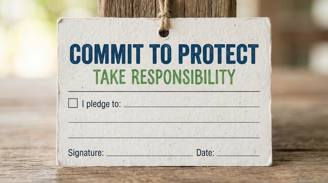 Commit to Protect Take Responsibility Pledge Document