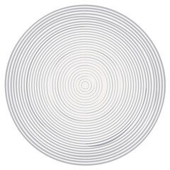 Fototapeta premium Concentric Circles Pattern Repetitive Grey Lines and Gradient