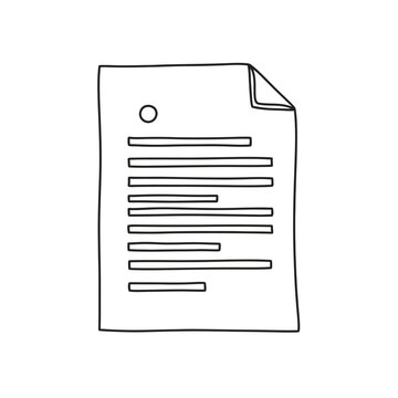 Professional Document with Text and Writable Space for Business or Legal Usage