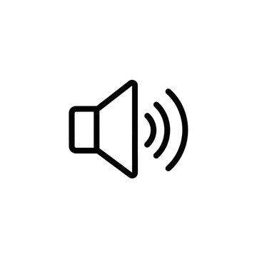 Sound Icon Illustration Representing Audio and Voice Notifications