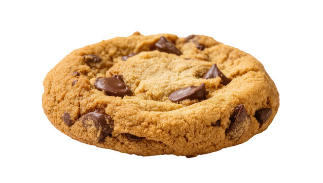 Delicious classic chocolate chip cookie, a sweet and crunchy baked treat perfect for snack time