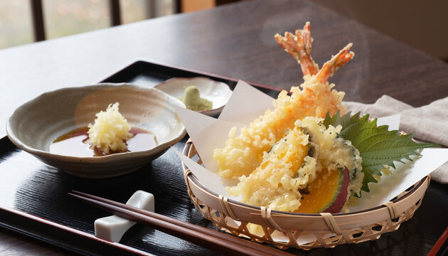 美味しい日本の料理「天ぷら」